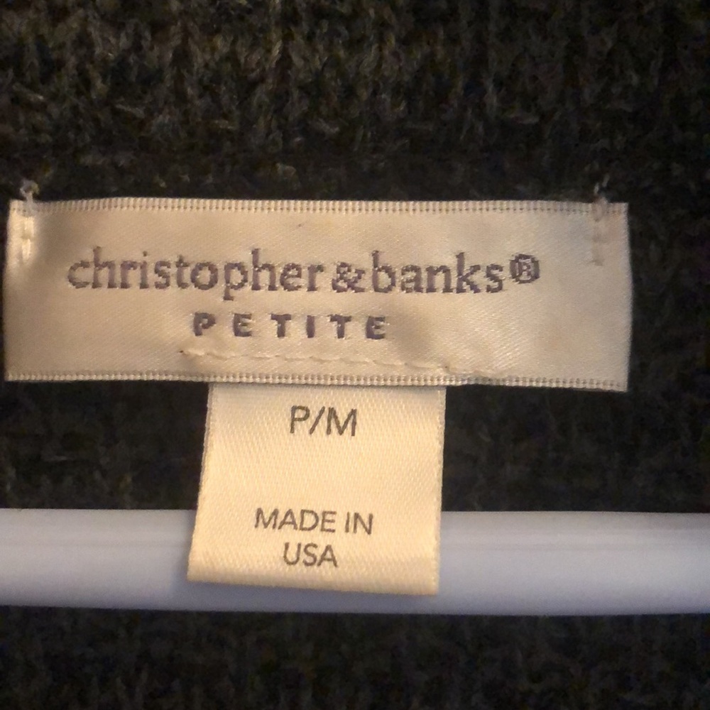 Christopher & Banks Cardigan Sz Medium Petite - Picture 2 of 7
